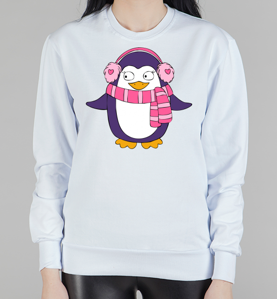 Парный свитшот "Пингвин девочка"
