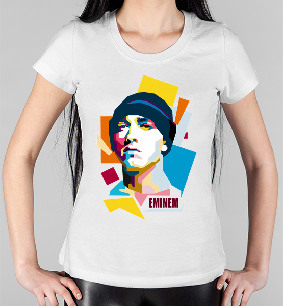 Женская футболка "Эминем "