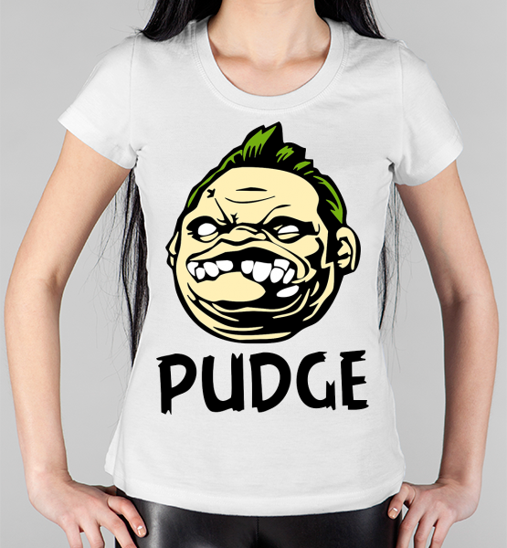 Женская футболка "Pudge"