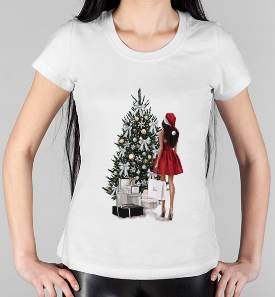 Женская футболка "Christmas 2022"