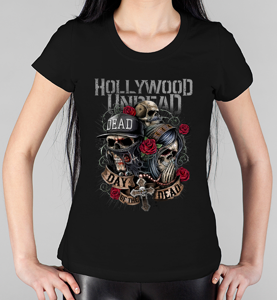 Женская футболка "Hollywood Undead Black"