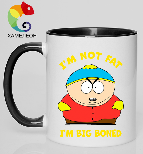 Кружка хамелеон "Cartman I'm not fat"