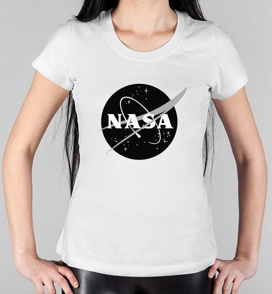 Женская футболка "Nasa Black Edition"