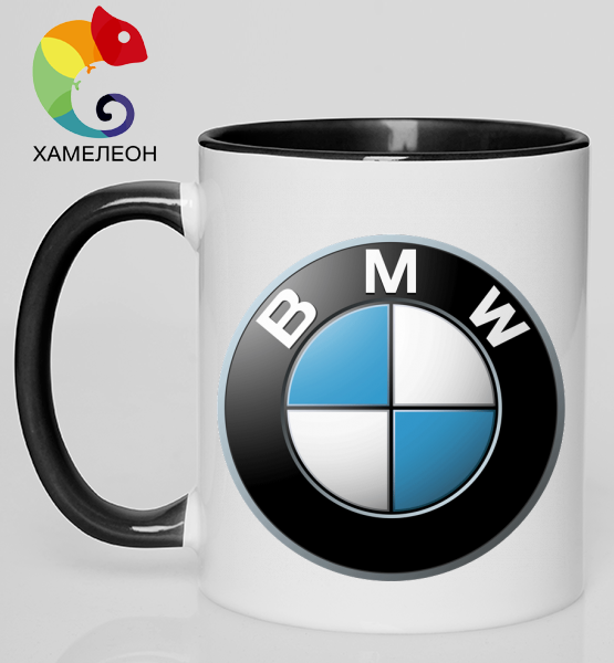 Кружка хамелеон "Логотип BMW"