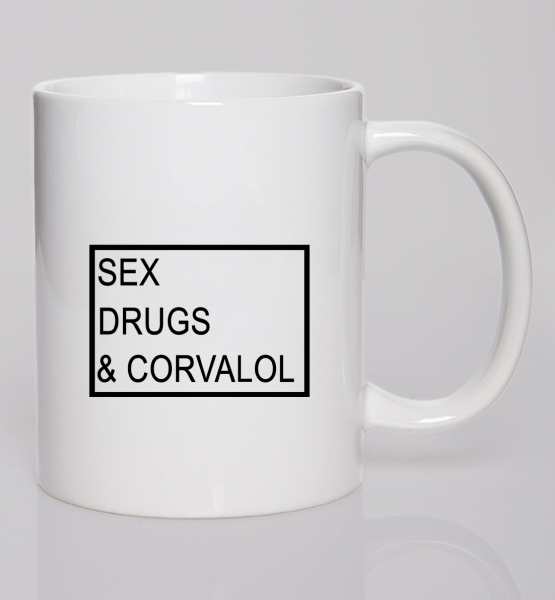 Кружка "Sex, drugs & corvalol"