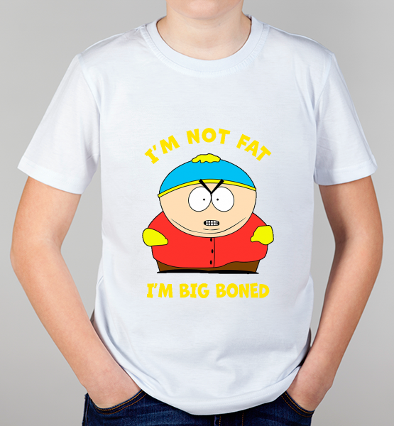 Детская футболка "Cartman I'm not fat"