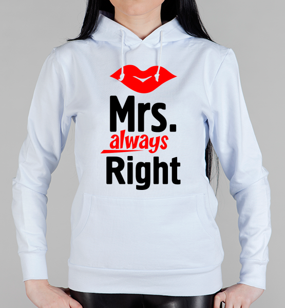 Парная толстовка "Mr-Mrs Right"