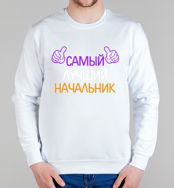 Мужской свитшот Лучший начальник