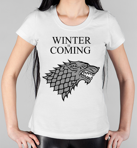 Женская футболка "Winter is coming"