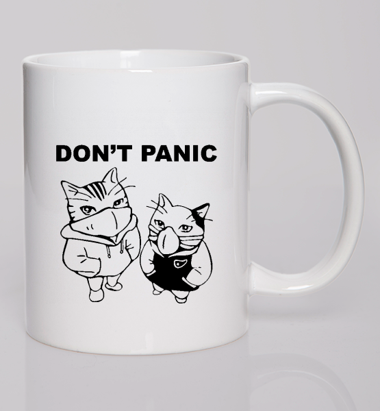 Кружка "Коты Don't panic"