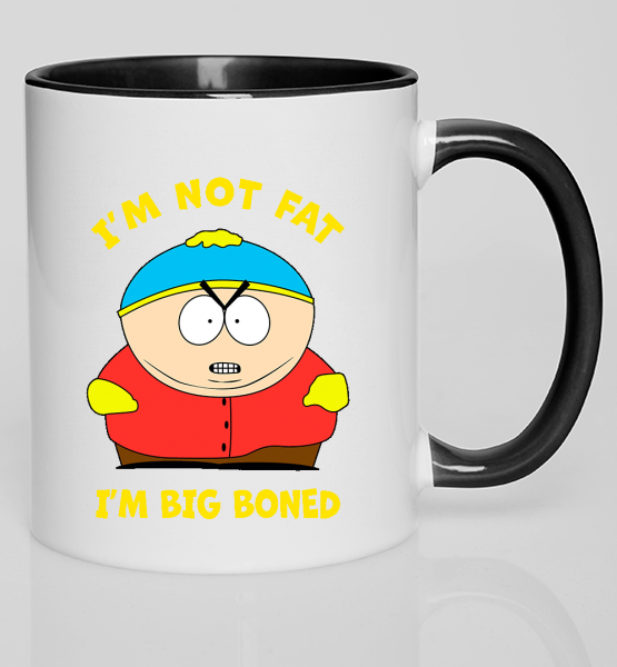 Цветная кружка "Cartman I'm not fat"