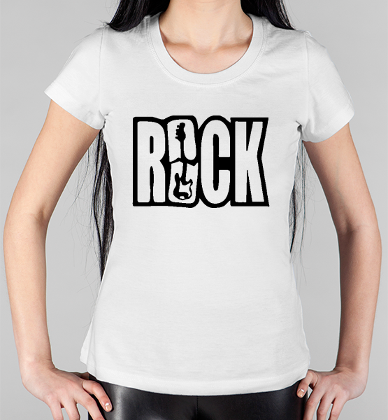 Женская футболка "ROCK"