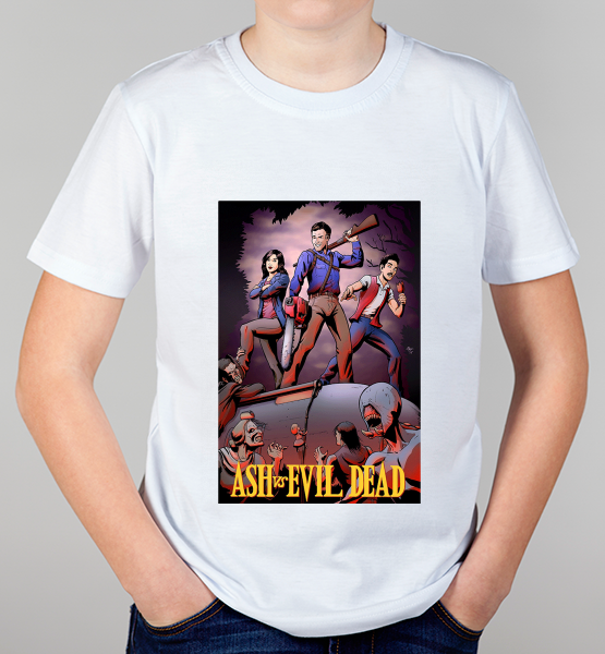 Детская футболка "Эш против Зловещих мертвецов #3"