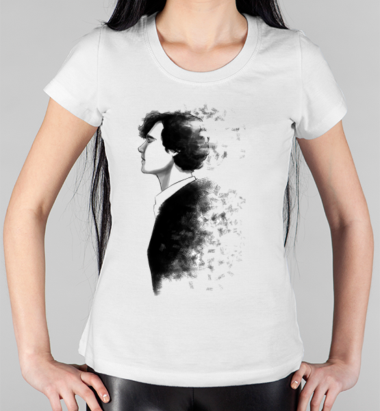 Женская футболка "Шерлок (Sherlock)"