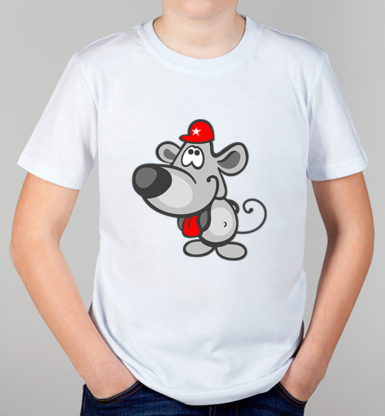 Детская футболка "Мышь-ребенок"