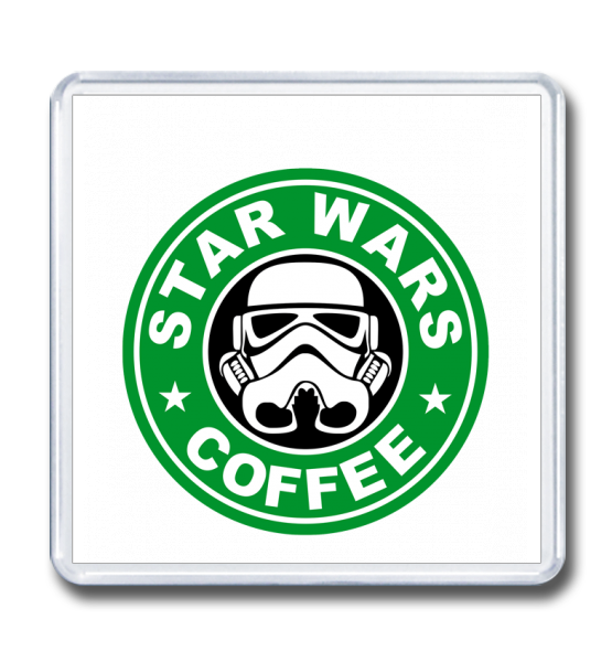 Магнит 65×65 "Star Wars Cofee"