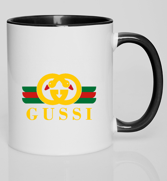 Цветная кружка "Gussi (Гуси)"