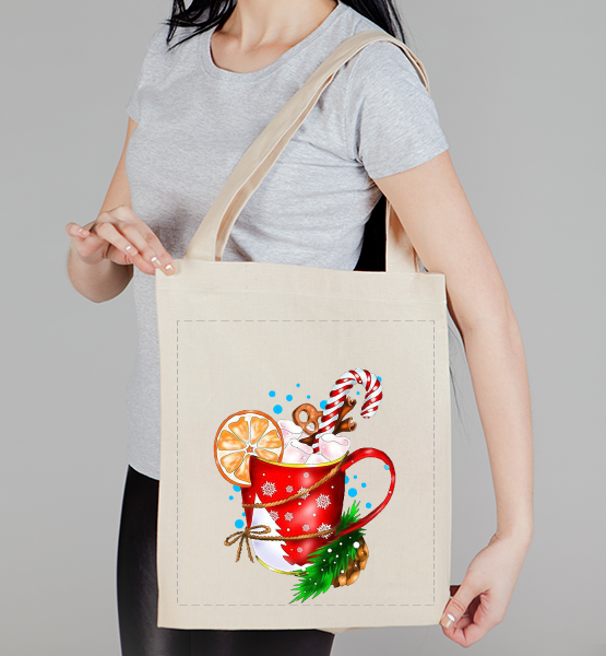 Сумка холщовая Sweet Christmas