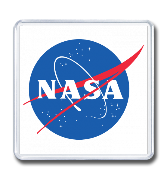 Магнит 65×65 "NASA"