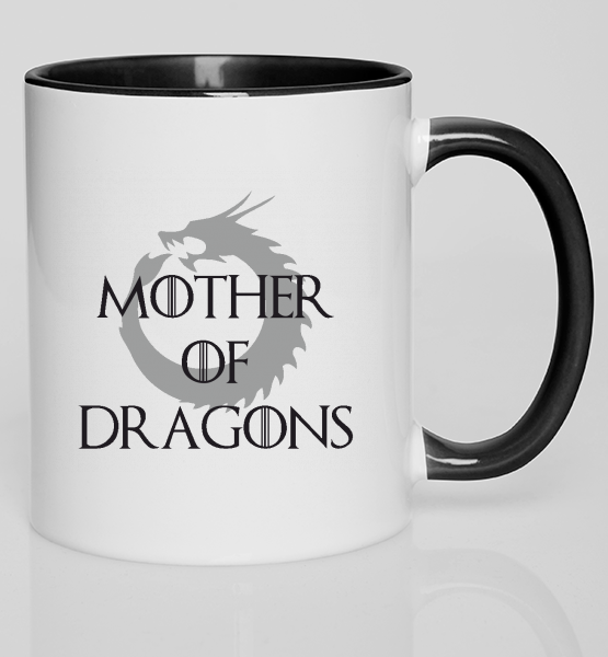 Цветная кружка "Mother of dragons"