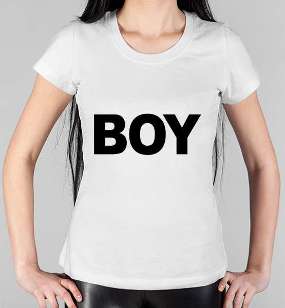 Женская футболка "Boy"