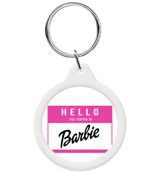 Брелок "My name is Barbie"