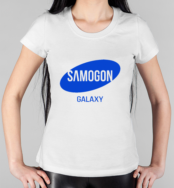 Женская футболка "Samogon galaxy"