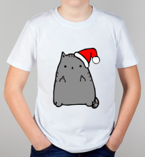 Детская футболка New year f.ck cat
