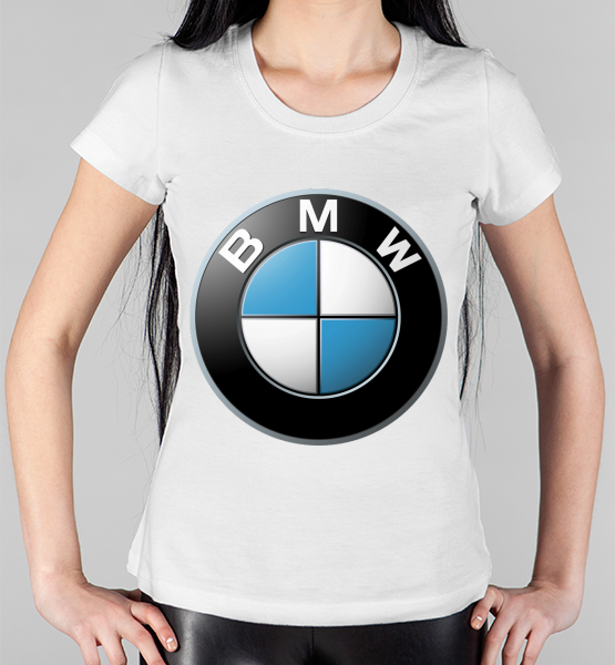 Женская футболка "Логотип BMW"