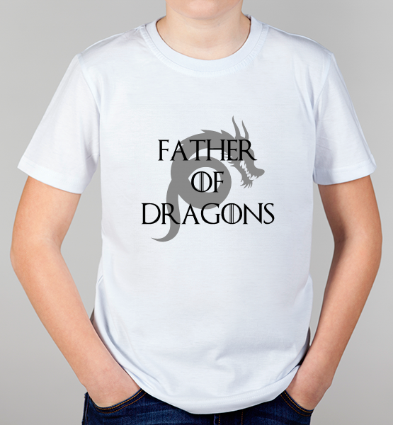 Детская футболка "Father of dragons"