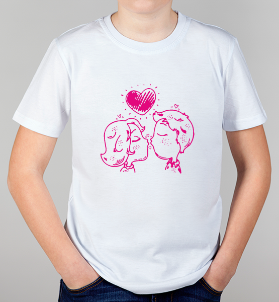 Детская футболка "Влюбленные"