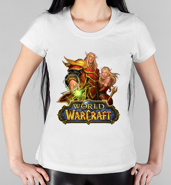 Женская футболка "warcraft 2"