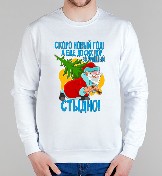 Свитшот "За прошлый новый год стыдно!"