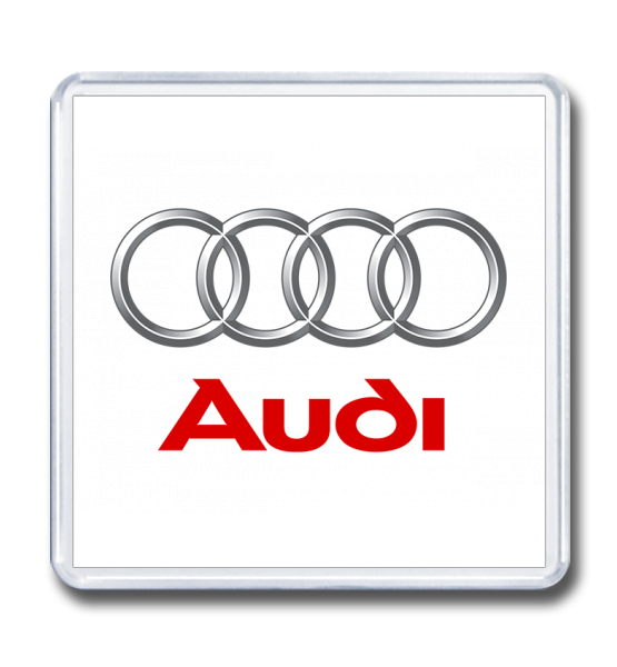 Магнит 65×65 "Audi"