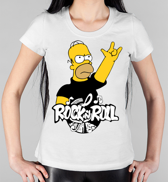Женская футболка "Rock-n-Roll"