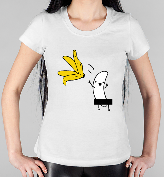 Женская футболка "Банан Стриптизёр"
