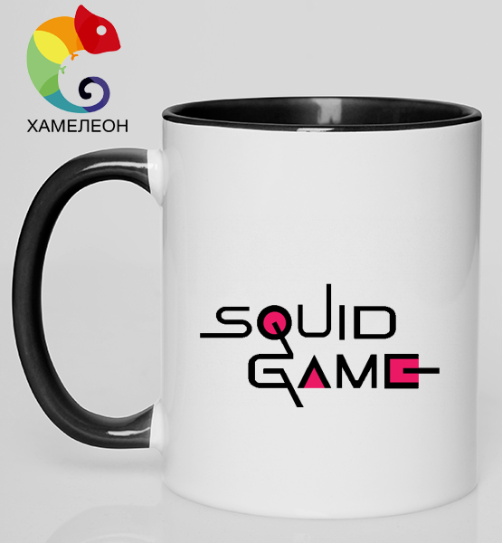 Кружка хамелеон "Squid Game logo"