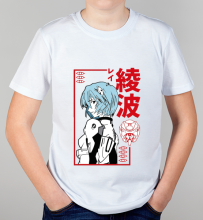 Детская футболка Рей Аянами EVA-00