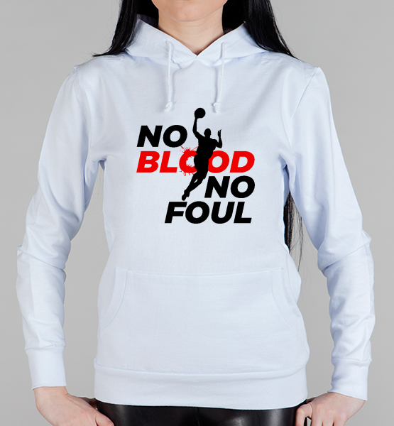 Женская толстовка "No blood No foul"