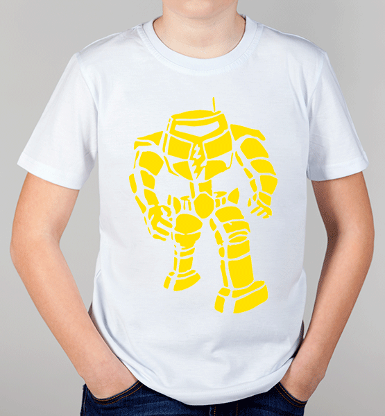 Детская футболка "Робот (футболка Шелдона Купера)"