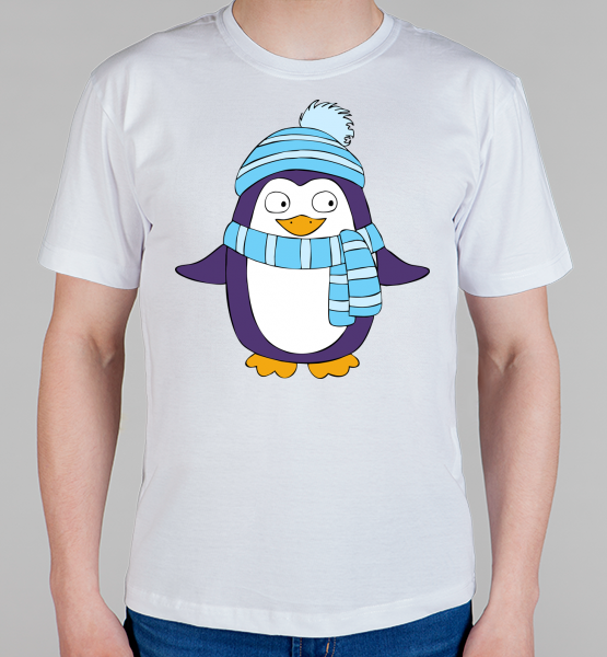 Парная футболка "Пингвин"