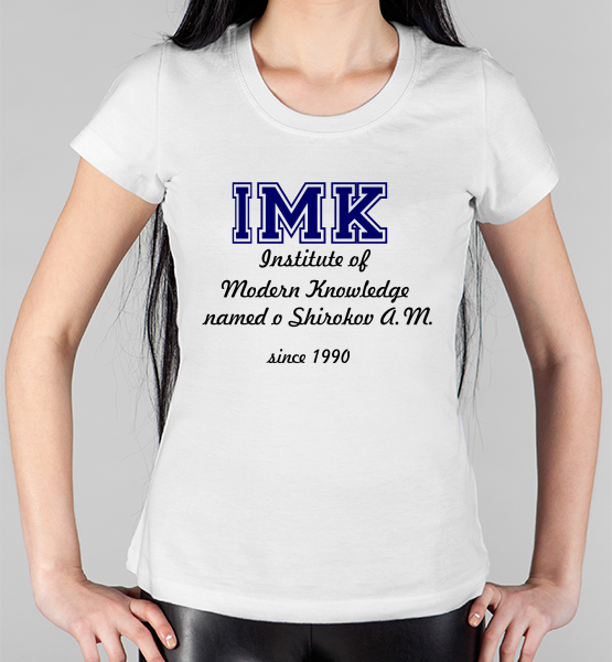 Женская футболка "ИСЗ им. Широкова"
