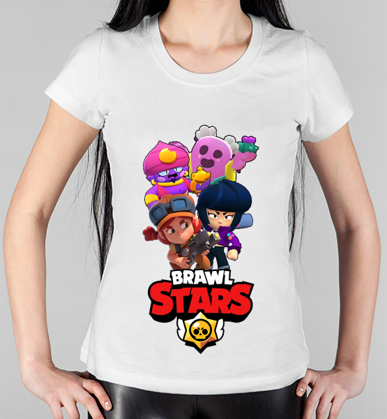 Женская футболка "Brawl Stars Герои 3"