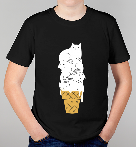 Детская футболка "Мороженное"