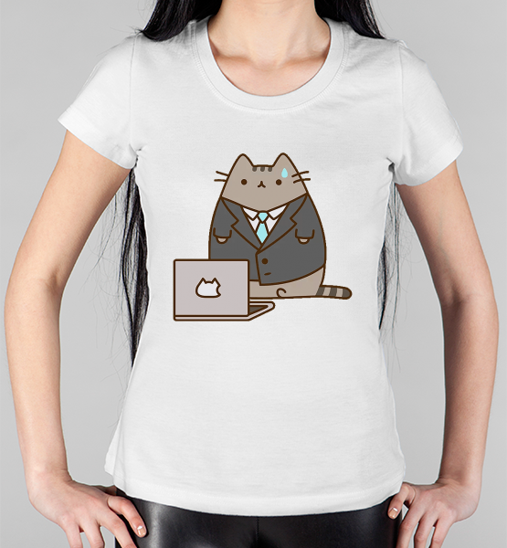 Женская футболка "IT котик"