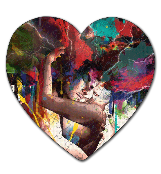 Пазл сердце Рисунок