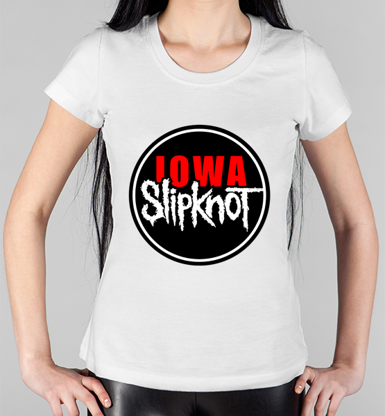 Женская футболка "iowa slipknot"