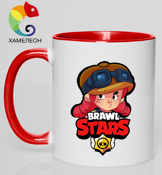 Кружка хамелеон Brawl Stars Jessie