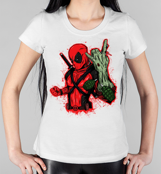 Женская футболка "Deadpool Дэдпул"