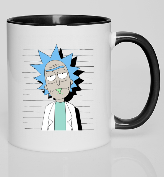 Цветная кружка "Рик (Рик и Морти)"